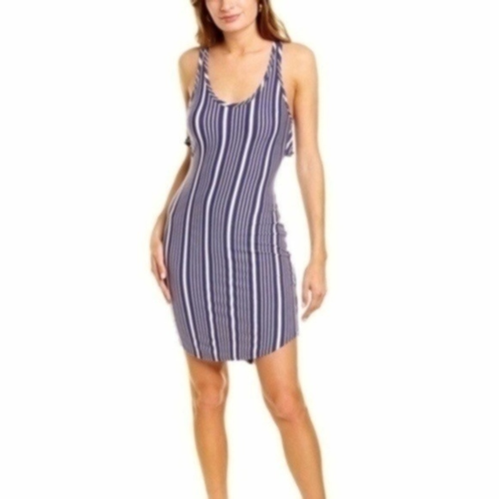Tank Mini Dress Blue White Stripes - NWT​​​​​​​​​​​​​​​